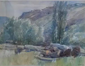 Piet van Boxel - landschap Vaucluse kopen? Bied vanaf 150!
