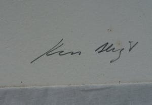 Kees Slegt - Litho, “Zonder titel” – 1983 – oplage 28 ex. kopen? Bied vanaf 35!