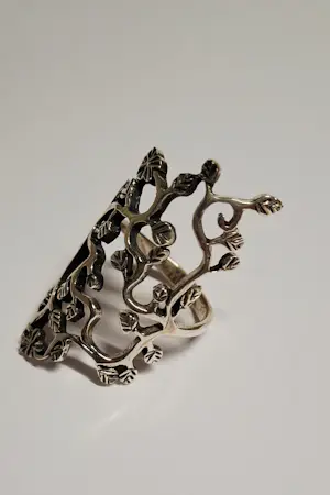 nieuwe Vintage zilveren handgemaakte echte Zwitserse filigraan  setting kopen? Bied vanaf 80!