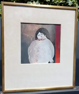 Ans Wortel - ’t is je áán te zien…, gouache (ingelijst) kopen? Bied vanaf 195!