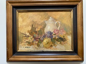 Frans Bruers - stilleven met theepot kopen? Bied vanaf 42!