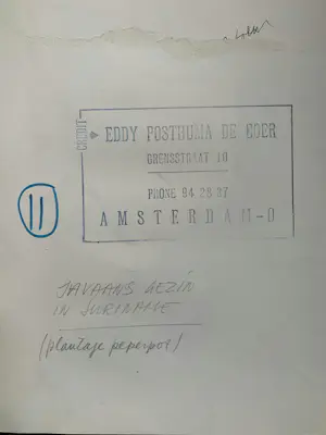 Eddy Posthuma de Boer - Gelatine silverprint: Javaans gezin in Suriname kopen? Bied vanaf 125!