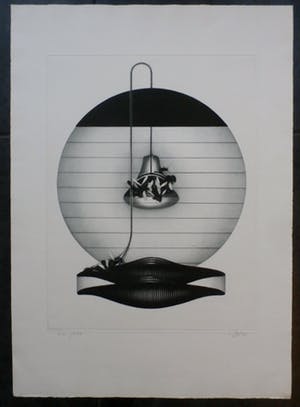 Gerd van Dulmen - ets/aquatint: wespen - 1971 kopen? Bied vanaf 35!