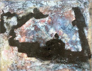 Pieter van Goudzwaard - abstract expressionisme - gemengde techniek kopen? Bied vanaf 75!