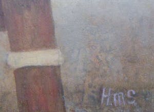 Schilder Hermanus - 1955-2017 - poëtisch realist - stilleven aan Zee. kopen? Bied vanaf 95!
