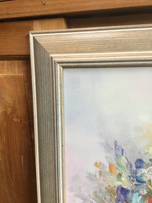 Niet of onleesbaar gesigneerd - Pot met bloemen kopen? Bied vanaf 1!