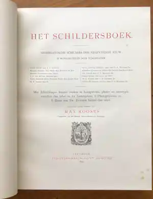Anton Mauve (sr.) - Het Schildersboek 1899 - Gebonden - Halfleer - Slipcase - 12 originele drukken verkauft für € 65!
