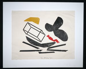 Carel Visser - Houtdruk, Zonder titel (Groot) kopen? Bied vanaf 120!