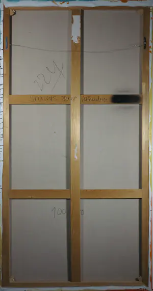 Pieter Vermeulen - Acryl op doek, 's Nachts (Zeer groot) kopen? Bied vanaf 200!