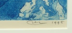 Rien Bakker - Ets en aquatint, Zonder titel - Ingelijst kopen? Bied vanaf 20!