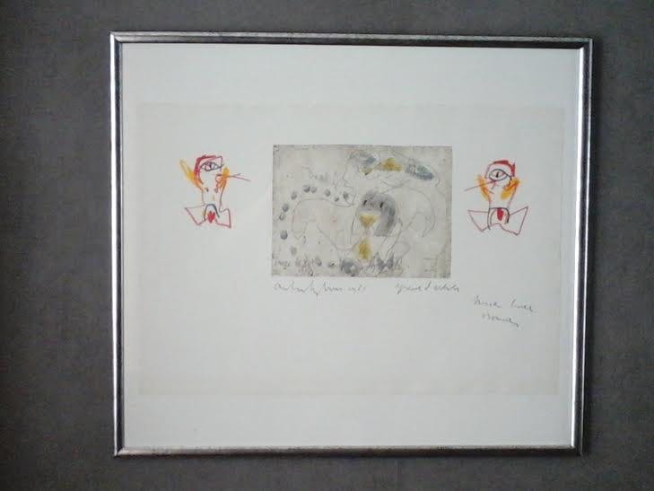 Anton Heyboer - Lot a Twee Werken - Gesigneerd - Identiek ingelijst !!! verkocht voor € 475!