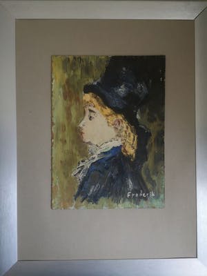 Niet of onleesbaar gesigneerd - Belgische School : Jongens Portret kopen? Bied vanaf 1!