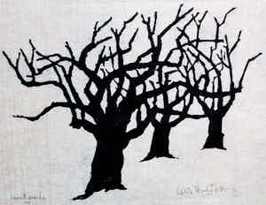 Cees Andriessen - Houtsnede verkocht voor € 45!