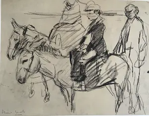 Isaac Israels - 5 tekeningen in koperdiepdruk , gesigneerd in druk kopen? Bied vanaf 65!