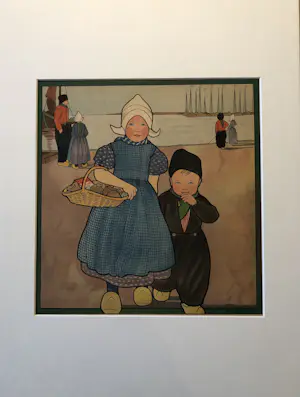 Rie Cramer - Lot van drie litho's (ca. 1920), illustraties voor kinderboeken kopen? Bied vanaf 69!