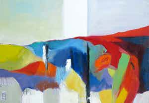 Philip Vencken - Olieverf op doek, Irish Landscape 3 verkocht voor € 1!