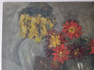 Jan Koster - Bloemen in vaas. Stilleven. kopen? Bied vanaf 49!