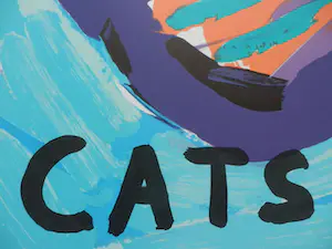 Karel Appel - Farblithographie HAPPY CAT kopen? Bied vanaf 145!