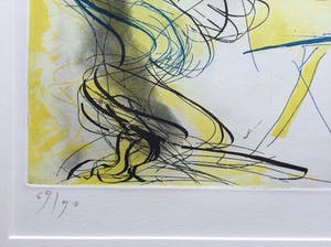 Ger Lataster - De schilder | kleuren ets (ingelijst) kopen? Bied vanaf 89!