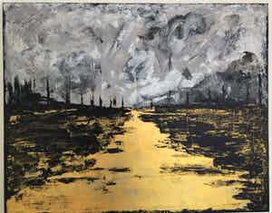 John Foppen - Up To The World Of Gold.........# K 03. XL . GROOT. verkocht voor € 179!