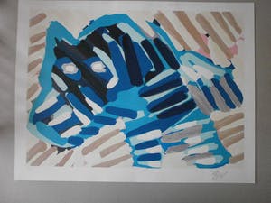 Karel Appel - ten [6] bulldog kopen? Bied vanaf 1!