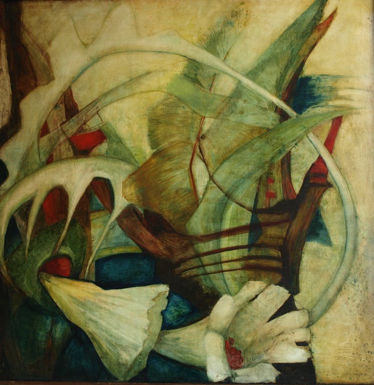 Niet of onleesbaar gesigneerd - Olieverf op board – Bloemstilleven – 80 x 81 cm  kopen? Bied vanaf 1!