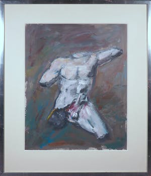 Elizabeth de Vaal - Olieverf op papier, Torso - Ingelijst kopen? Bied vanaf 50!