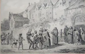 Cornelis Springer - Scene voor Kasteel kopen? Bied vanaf 50!