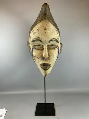 Igbo - 220445 - African IGBO Mask - Nigeria. kopen? Bied vanaf 45!