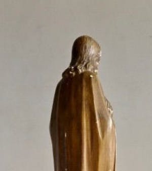 Johannes Petrus Maas - (1861-1941) - Antiek Heilig Hartbeeld - Gips - Gemerkt - PRIJS VERLAAGD kopen? Bied vanaf 10!