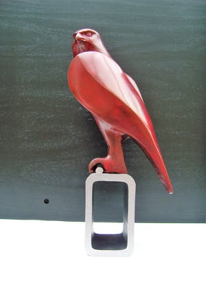 Brons (Onbekend) - Geweldig beeld van roofvogel, levensecht! TOPBEELD. kopen? Bied vanaf 250!