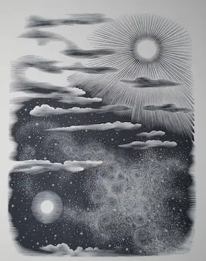 Dirk van Gelder - De Scheppingsdagen, 17 houtgravures 1950 plus Kerstgroet in houtgravure kopen? Bied vanaf 40!