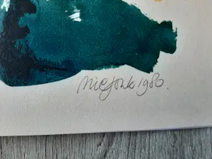 Nic Jonk - Zeefdruk, Geliefden kopen? Bied vanaf 35!
