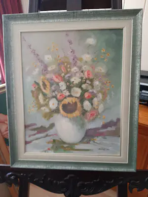 Bram Vegt - Olieverf op doek, vaas met bloemen uit 1997 kopen? Bied vanaf 70!