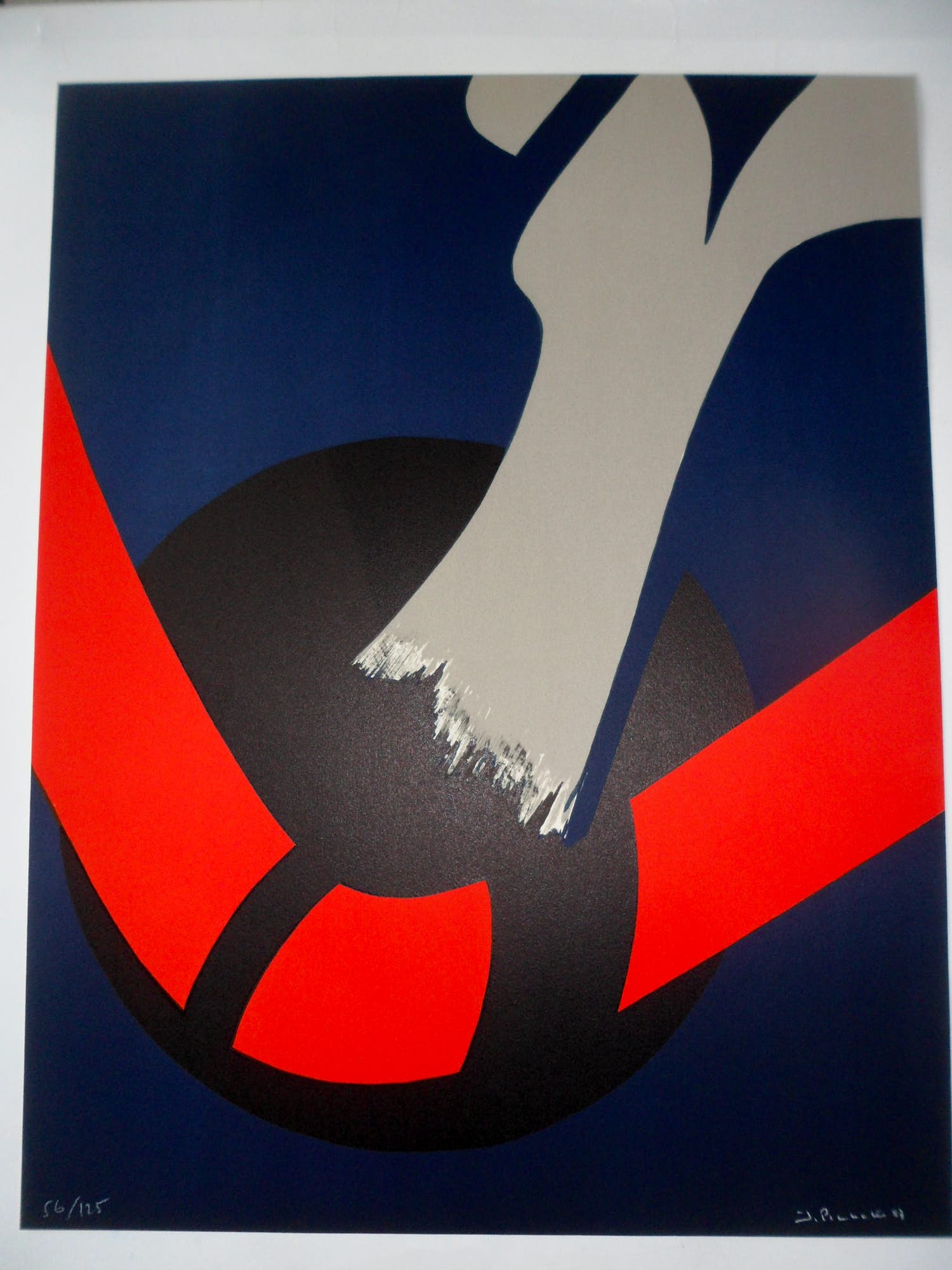 James Pichette - Lithographie Abstraction signée ( Ondertekende abstractie) kopen? Bied vanaf 40!