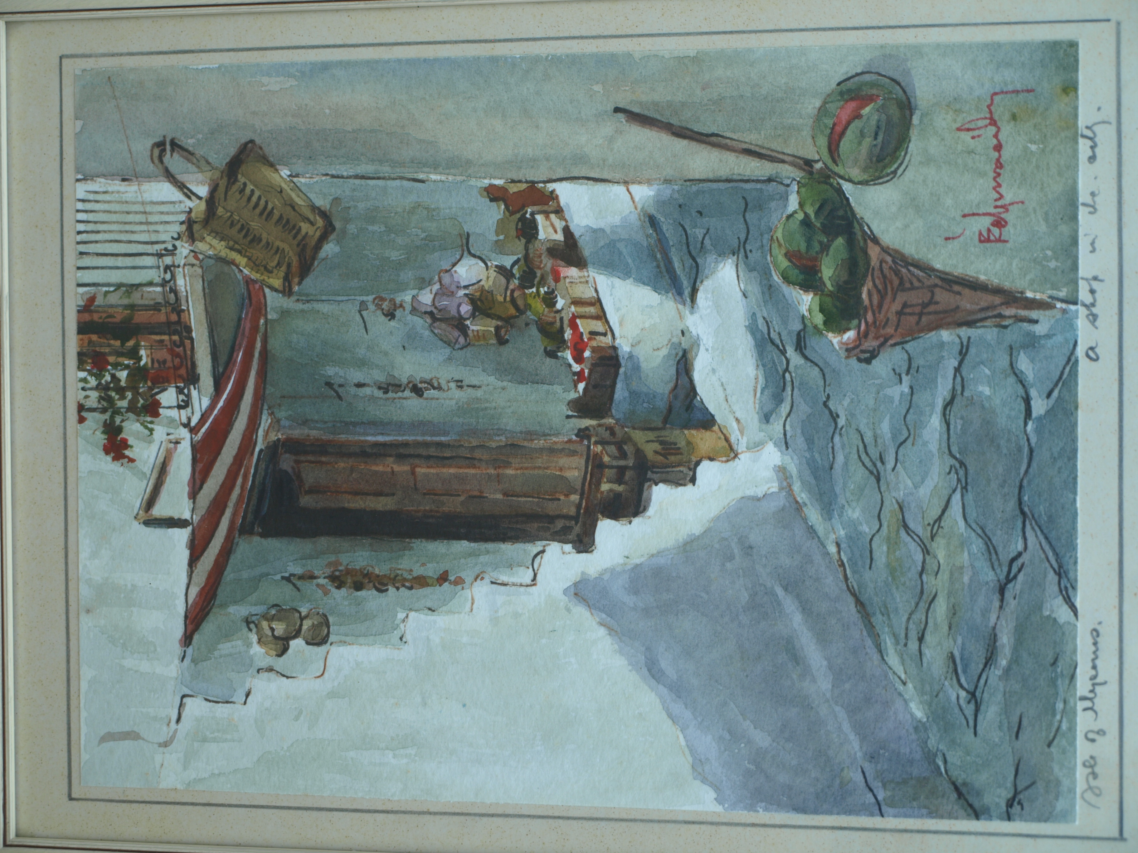 Niet of onleesbaar gesigneerd - 2 Aquarellen , gesigneerd & ingelijst – Engelse kunstenaar? kopen? Bied vanaf 1!