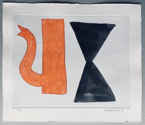 Klaas Gubbels - ets met aquarel ingekleurd ‘Soestdijk’ - 2014 kopen? Bied vanaf 275!