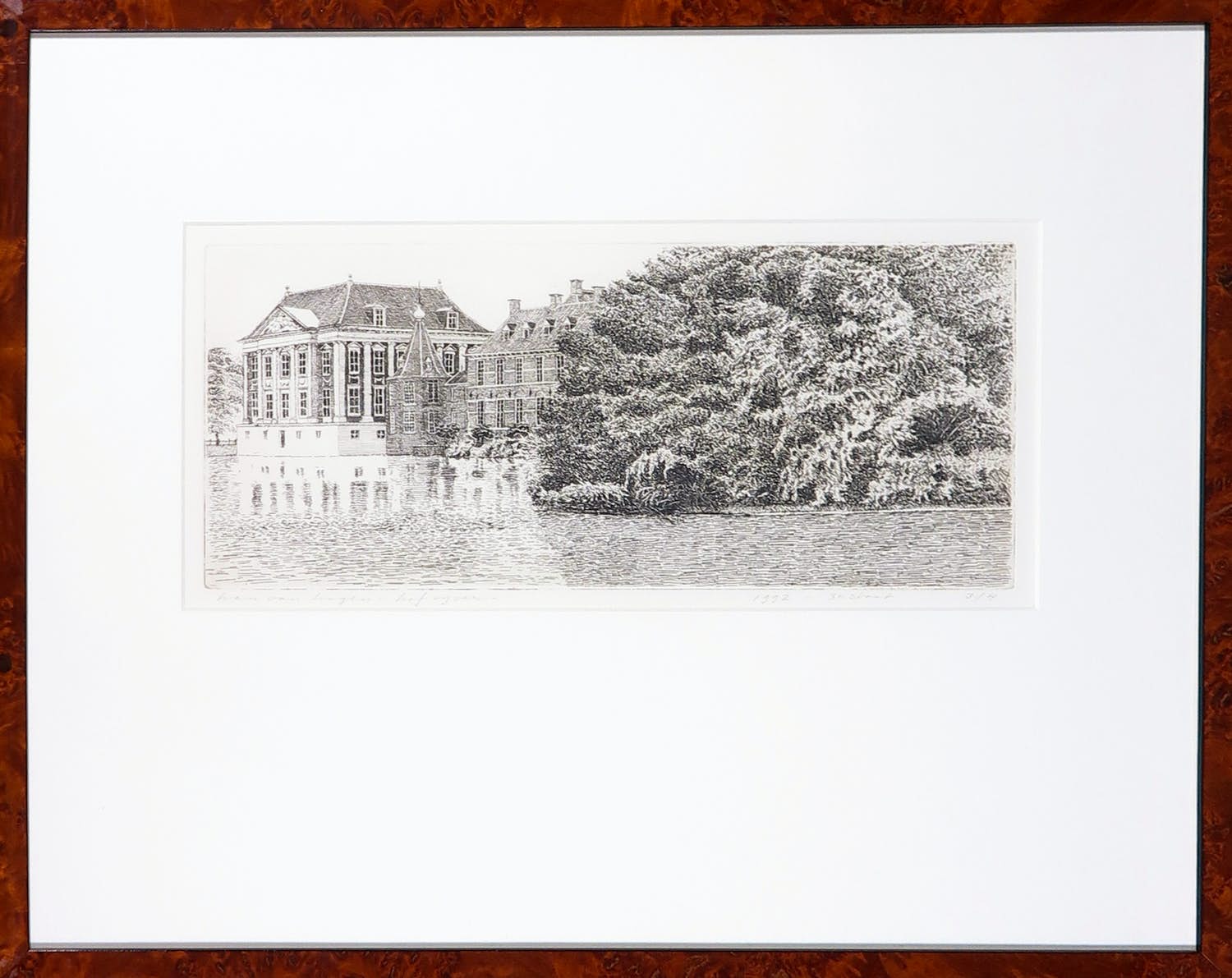 Han van Hagen - Ets, Hofvijver Den Haag kopen? Bied vanaf 1!