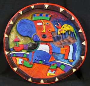 Clemens Briels - Gemengde techniek, Wandobject El toreador Hollandes kopen? Bied vanaf 1!