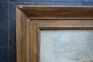 Niet of onleesbaar gesigneerd - Hollandse school (20ste eeuw) - Winters landschap - Olieverf op doek kopen? Bied vanaf 10!