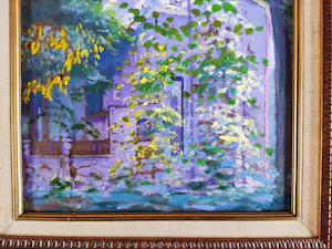 Co Breman - Gezicht op de hoektoren van een kasteel (Rosendael?) kopen? Bied vanaf 1500!