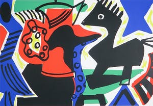 Yolande Brouwers - Zeefdruk, Vase des tristesse kopen? Bied vanaf 1!