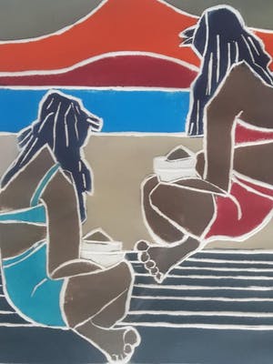 Gerda Lensing-Brouwer - Zonsondergang. kopen? Bied vanaf 49!