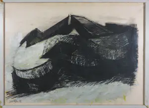 Joos Clijsen - 3 x Gemengde techniek op board, Zonder titel - Ingelijst kopen? Bied vanaf 100!