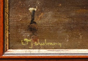 Lion Schulman - Winterlandschap met een boerderij en hooischelven kopen? Bied vanaf 100!