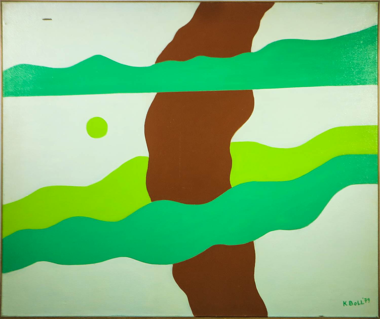 Kornelis Boll - Olieverf op doek, Jugendstill V - Ingelijst kopen? Bied vanaf 100!