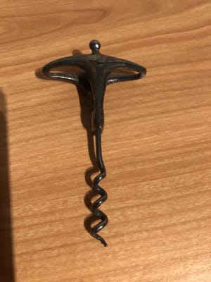 Corry Ammerlaan - Kurkentrekker en 2 delig beeldje met 2 personen. kopen? Bied vanaf 15!