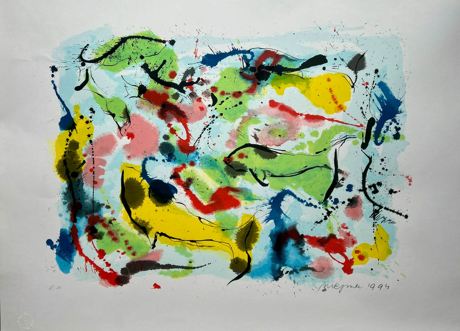 Nic Jonk - Zonder titel verkocht voor € 40!