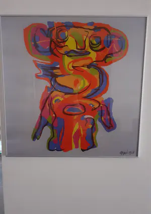Karel Appel - Le Monstre (prachtig ingelijst) kopen? Bied vanaf 199!