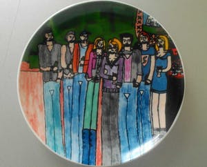 Plateelfabriek Schoonhoven N.V. - Philadelphia 3 borden kopen? Bied vanaf 18!